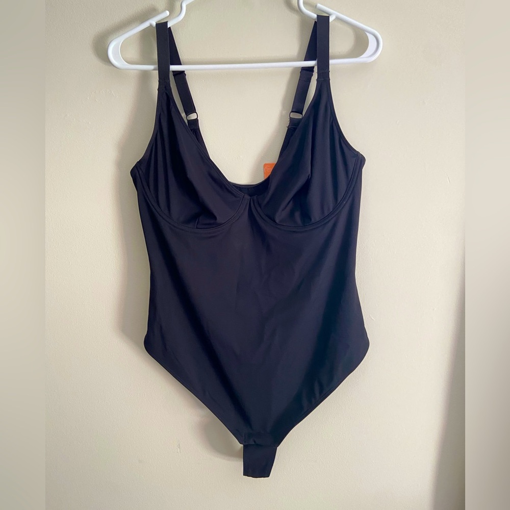 FeelinGirl XL bodysuit Black shapewear control wired one piece